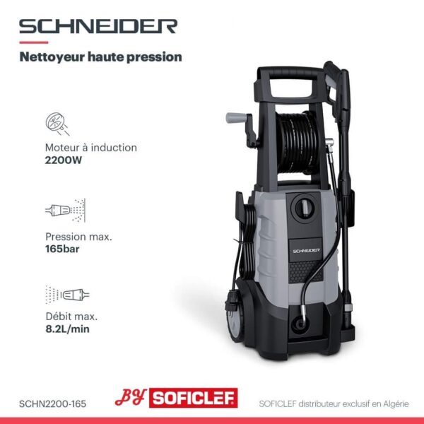 Nettoyeur haut pression shneider 165bar