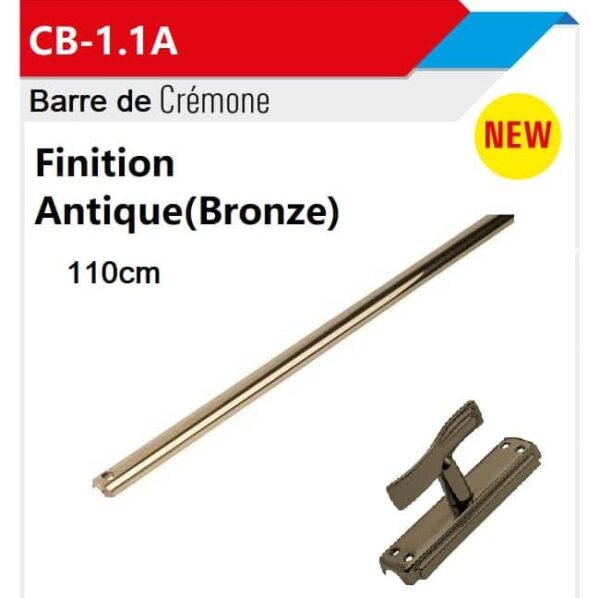 Tije Crémone antique 110cm cb-1.1A