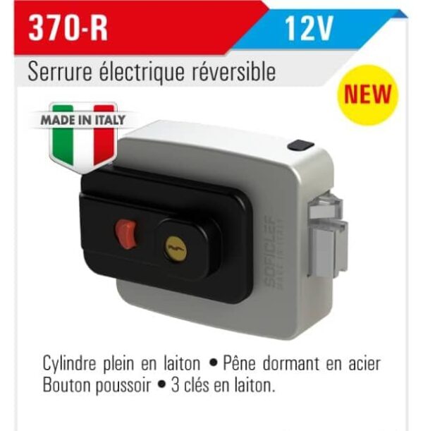 Serrure electrique 370-r