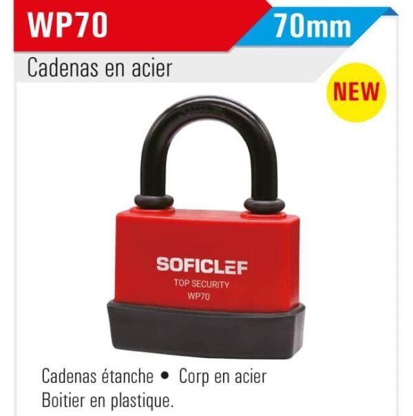 Cadnas en acier wp70