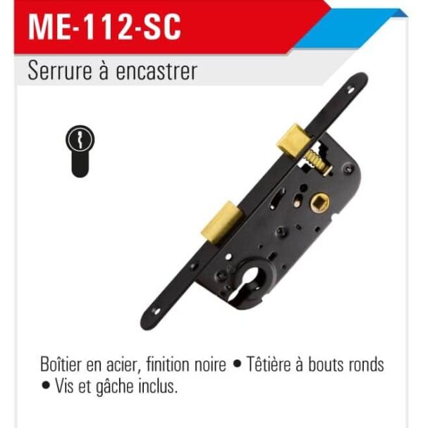 Serrure a encastrer me