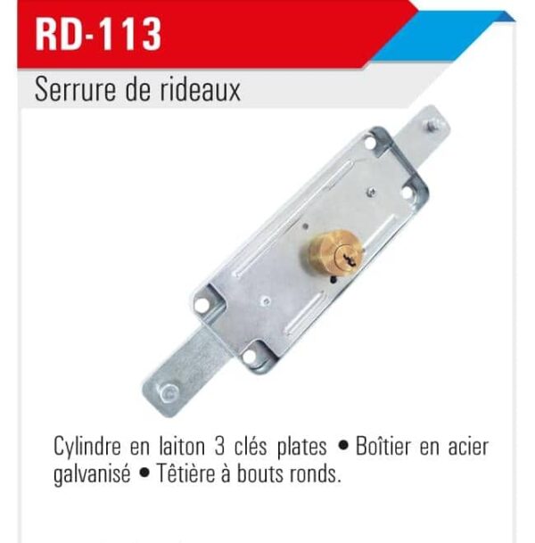 Serrure de rideaux