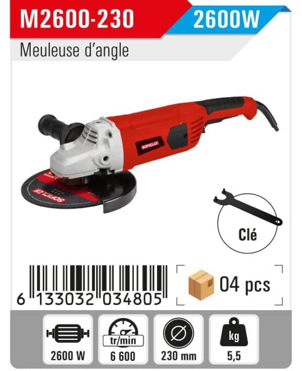 Tronçonneuse 2600w soficlef