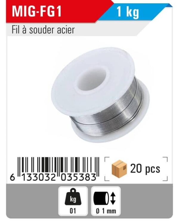 Fil a souder acier mig (1kg ou 5kg)