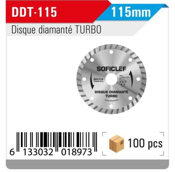 Disque diamanté turbo soficlef