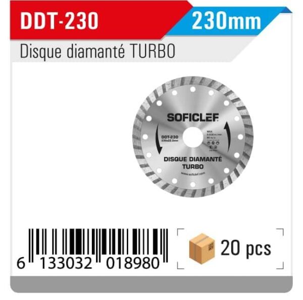 Disque diamanté turbo soficlef – Image 2