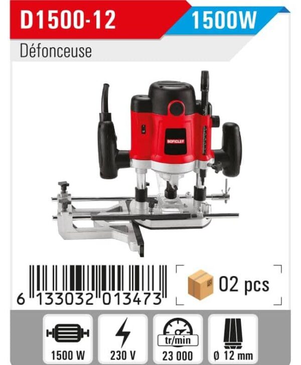 Défonceuse soficlef 1500w
