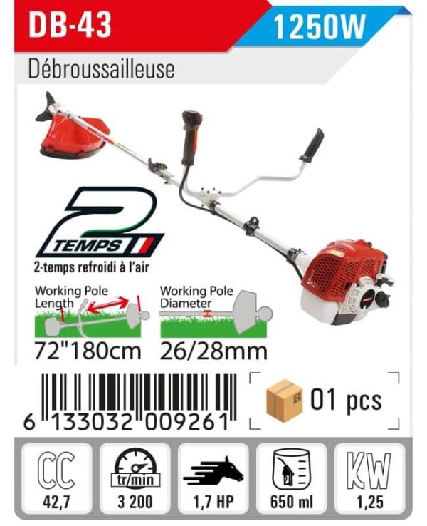 Debrossailleuse 42cc soficlef