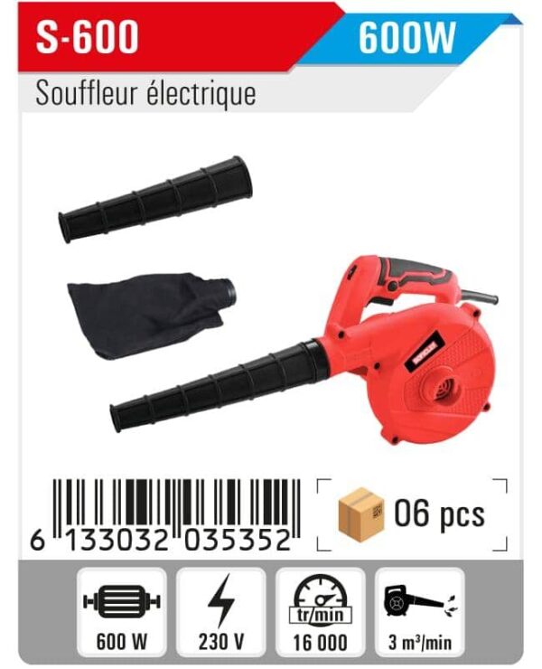 Souffleur électrique 600w