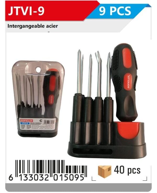 Jeu tournevis 7 pcs soficlef