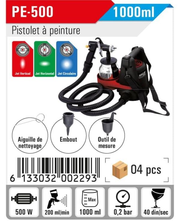 Pistolet peinture soficlef 500w