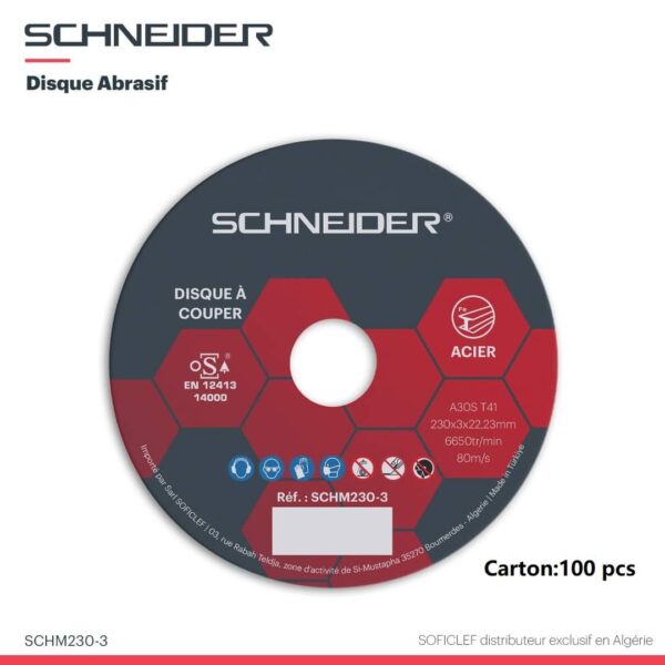 Disque shneider acier