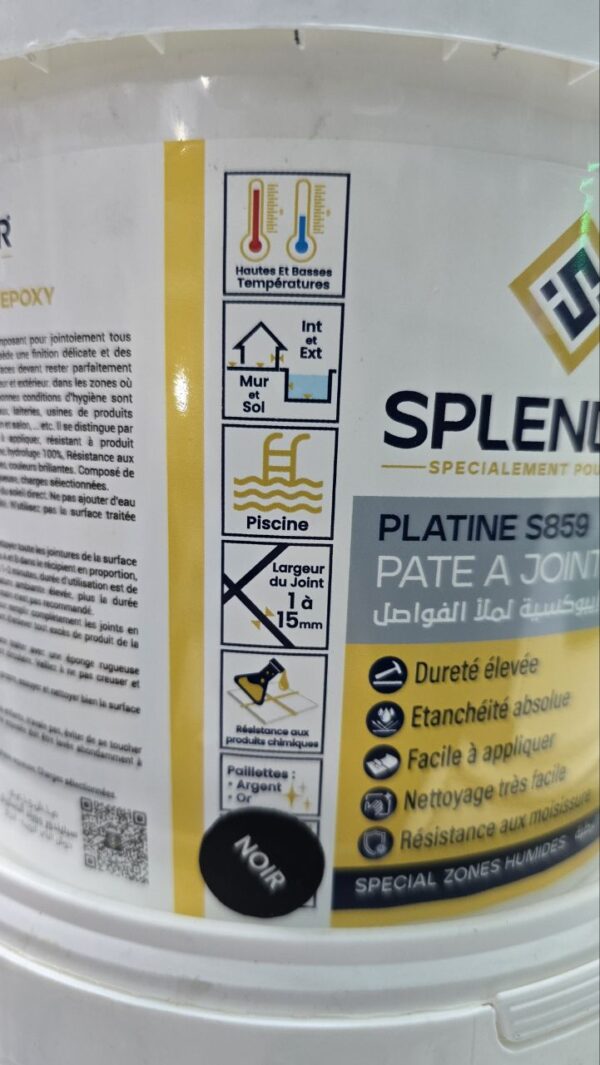 Patte a joint epoxy splendor 2.5kg – Image 2