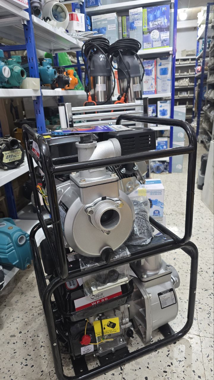 Moto pompe aqua 60 et 80 mm avec carburateur gaz butane – Image 3