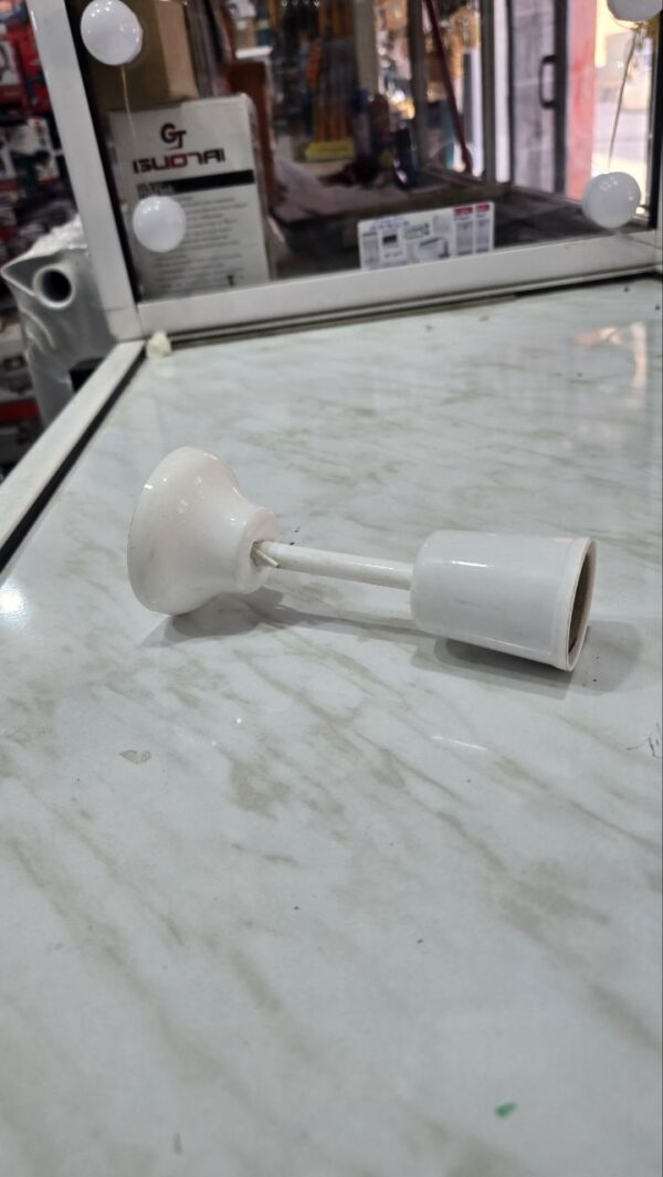 Douille lampe avec extension 10cm et rosace – Image 2