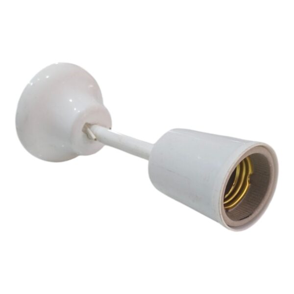 Douille lampe avec extension 10cm et rosace