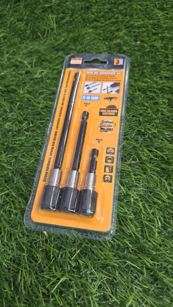 Adaptateur visseuse - embout visseuse a choque long 3 pcs – Image 2
