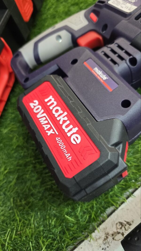 Kit brushless rechargeable perforateur / meuleuse / clé a choque 20v brushless makute – Image 12