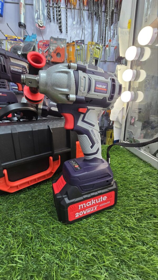 Kit brushless rechargeable perforateur / meuleuse / clé a choque 20v brushless makute – Image 3