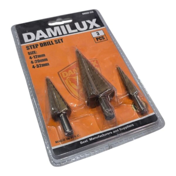 Jeu méche pyramide 3 pcs damilux  4-12mm 4-20mm 4-32mm
