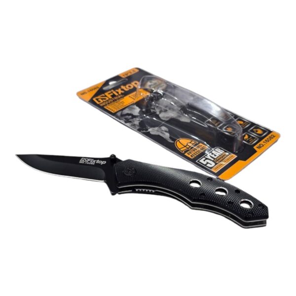 Couteau plient noir gs fixtop