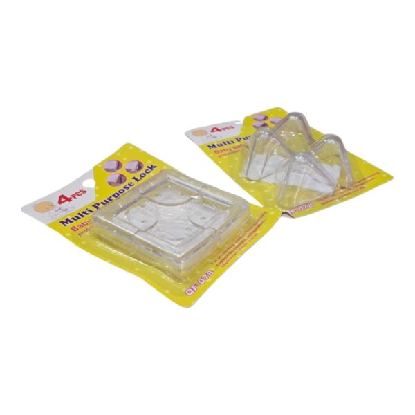 Couver coin meuble protection anti choque pour bébé  Plat et bombée