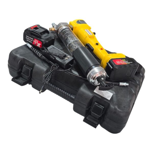 Pompe a graisse rechargeable double batterie 21v