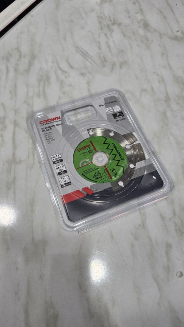 Disque diamond a coupé crown vert 115mm – Image 2