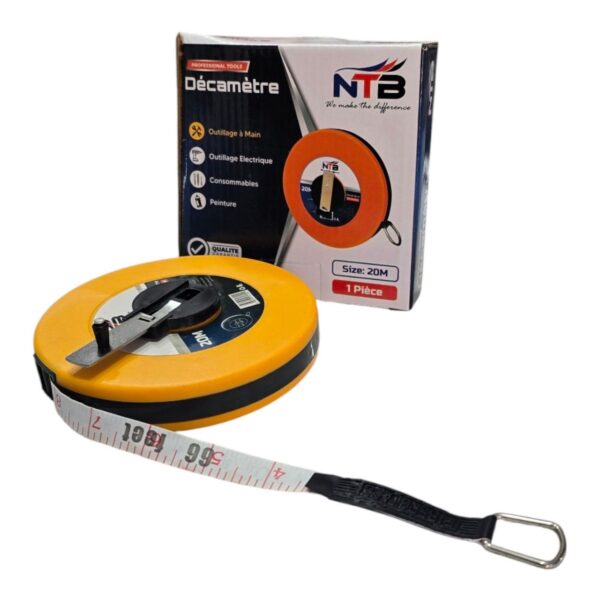 Roulette ruban mesure ntb 20m