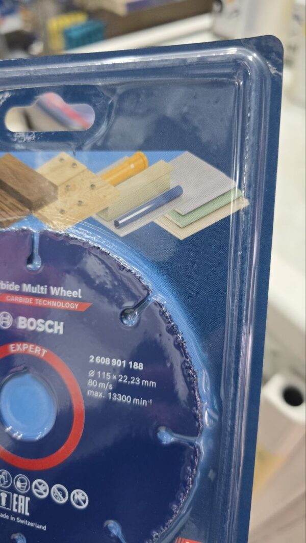 Disque carbide multifonction bosch 115mm – Image 2