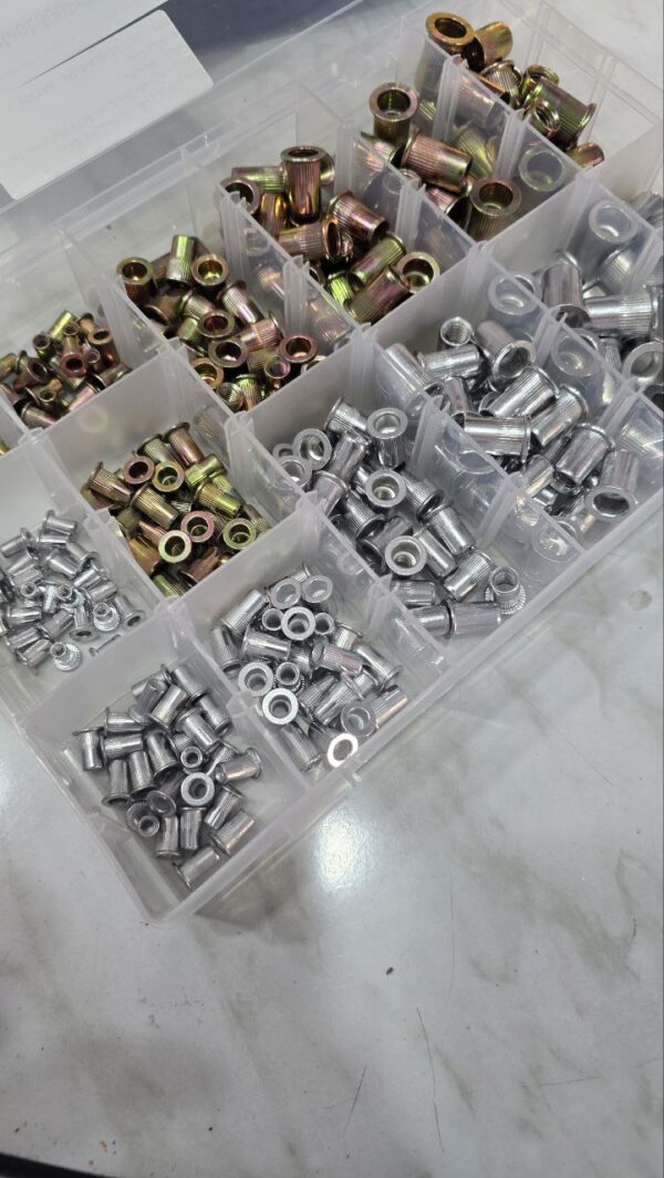 Jeu rivet filtage 300pcs m6 , m8 , m10 – Image 2