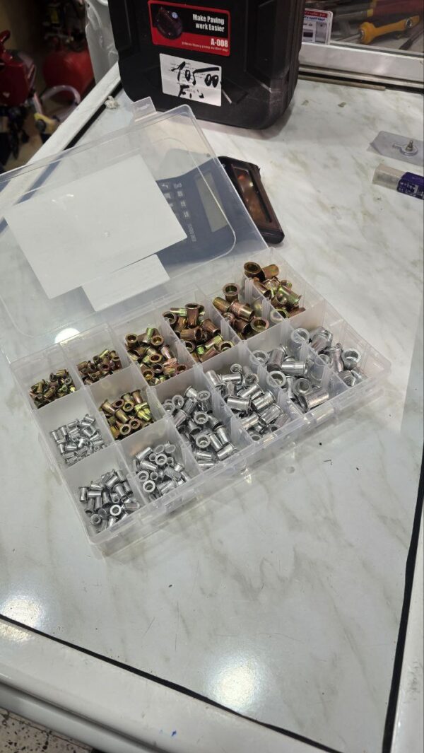 Jeu rivet filtage 300pcs m6 , m8 , m10 – Image 3