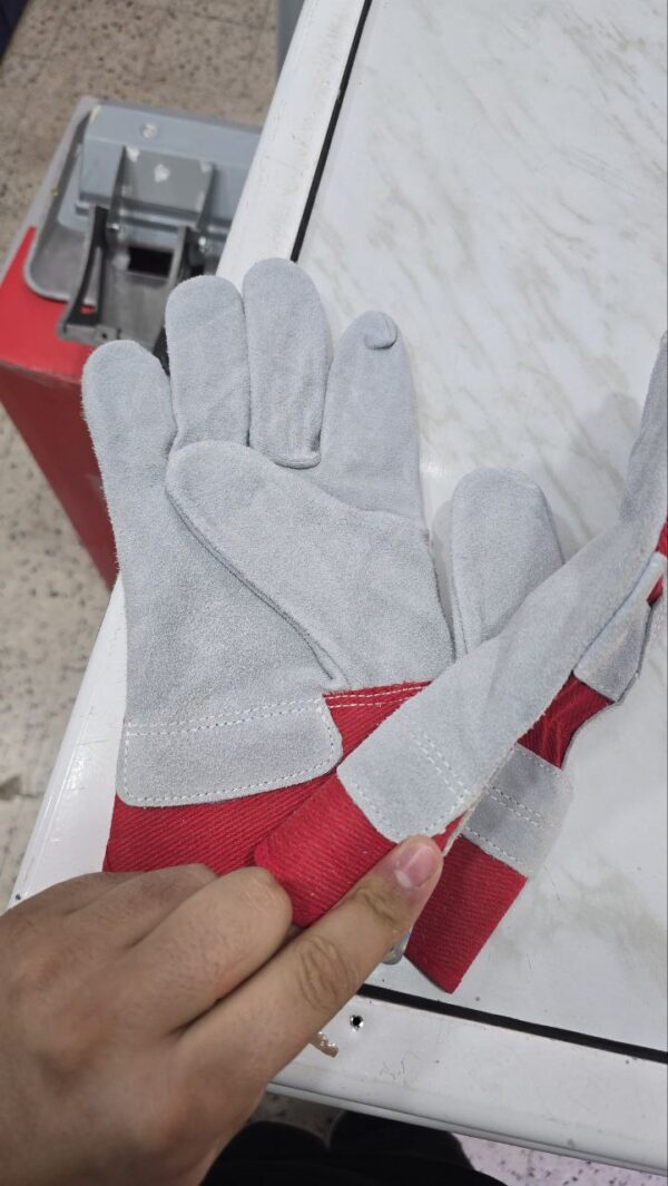 Gant total cuire rouge – Image 2