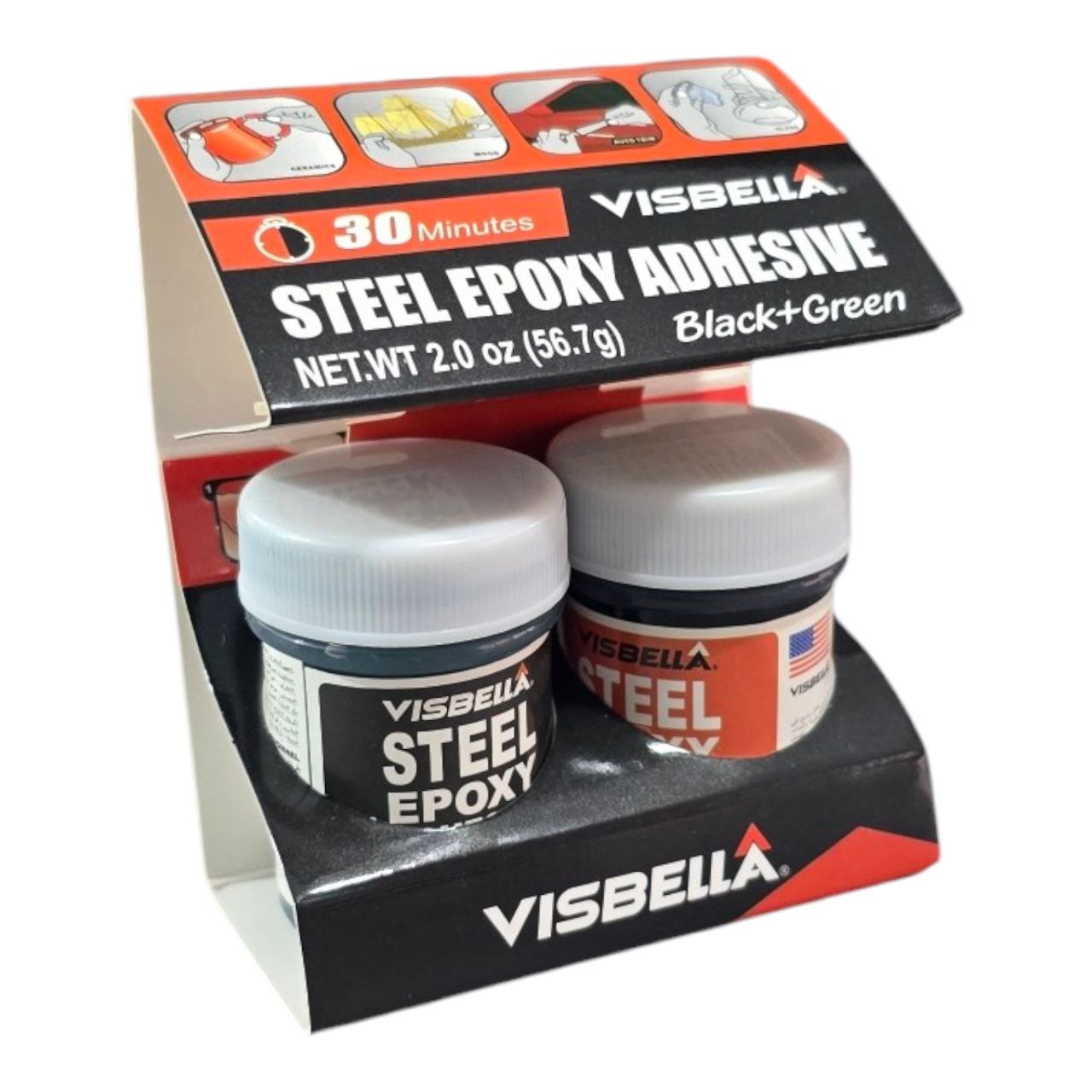 Kit ab colle epoxy 30min visbella