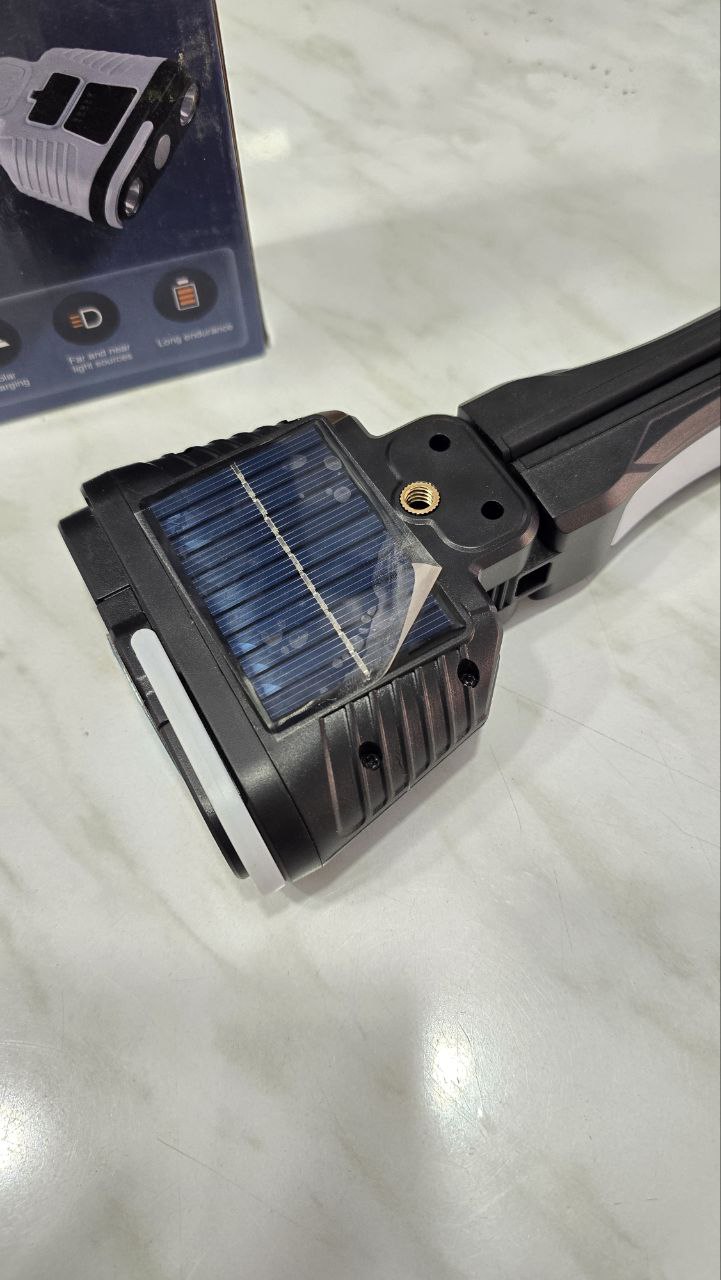 Torch portatif multé positions avec panneau energie solaire – Image 5