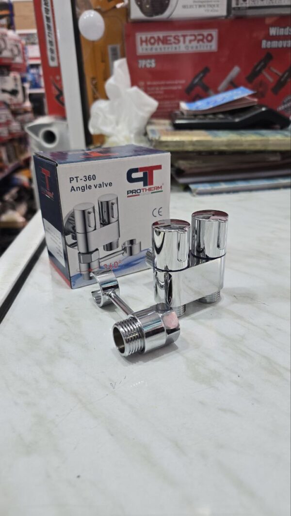 Robinet doublé douchette / chasse d'eau – Image 3