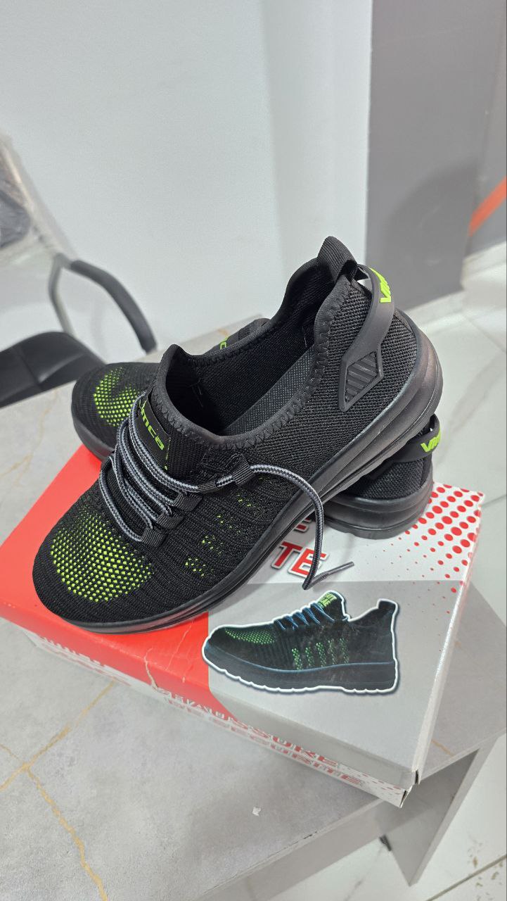 Chaussure de sécurité confortable vert noir vimca – Image 3