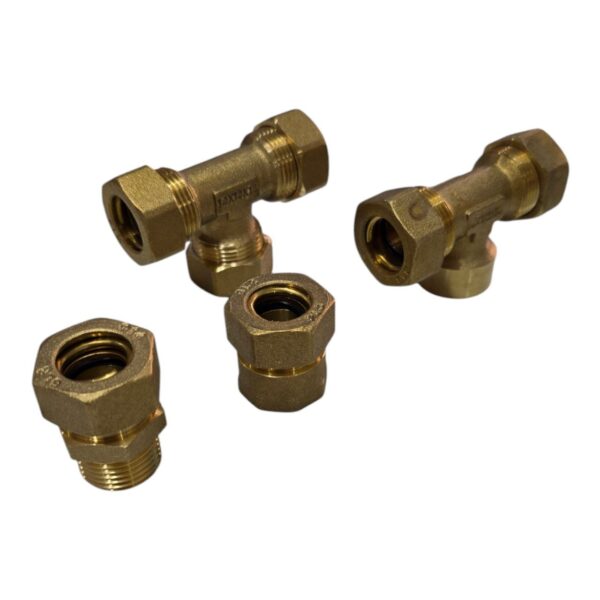 Raccord bronz rapide pour installation d'eau de cuivre 14mm