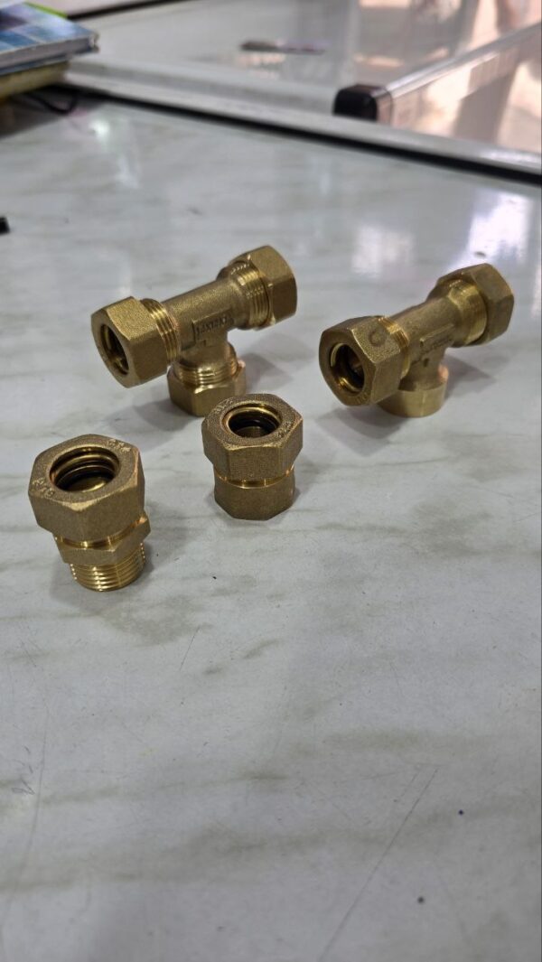 Raccord bronz rapide pour installation d'eau de cuivre 14mm – Image 5