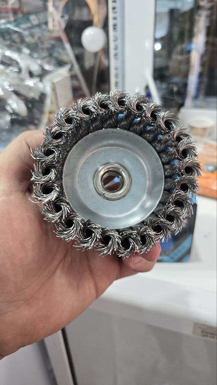 Disque brosse métallique pour meuleuse d'angle – Image 4