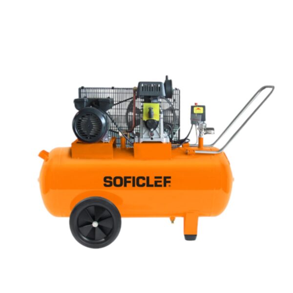 Compresseur air soficlef 3hp 100L a croix
