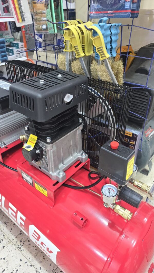 Compresseur air soficlef 3hp 100L a croix – Image 5
