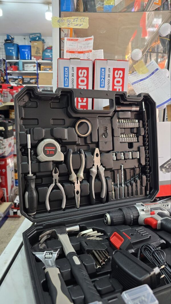 Kit a outils crown visseuse 50 pcs – Image 4
