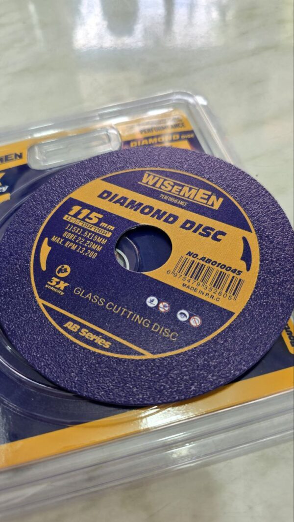 Disque coupe vitre wisemen 115mm – Image 3