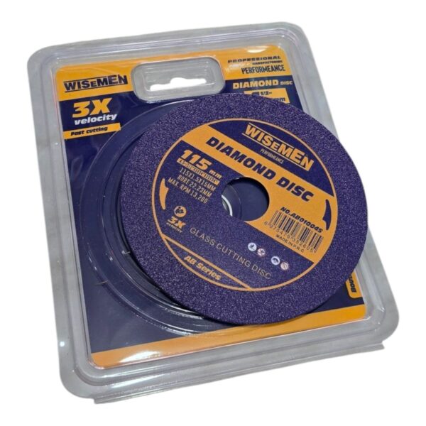 Disque coupe vitre wisemen 115mm