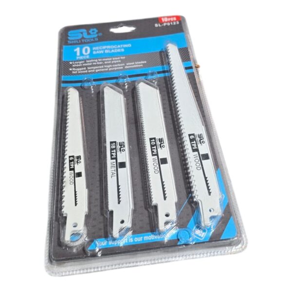 Jeu lames scie a sabre sl 10pcs