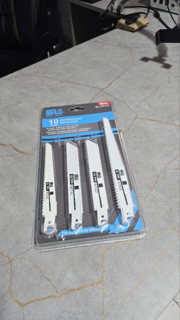 Jeu lames scie a sabre sl 10pcs – Image 2