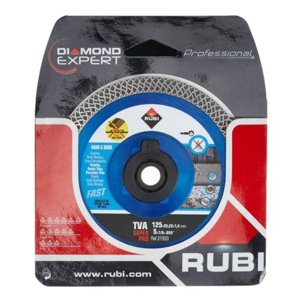 Disque diamond porcelaine a sec rubi