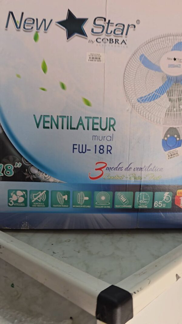 Ventilateur mural 18" 65w mural – Image 2