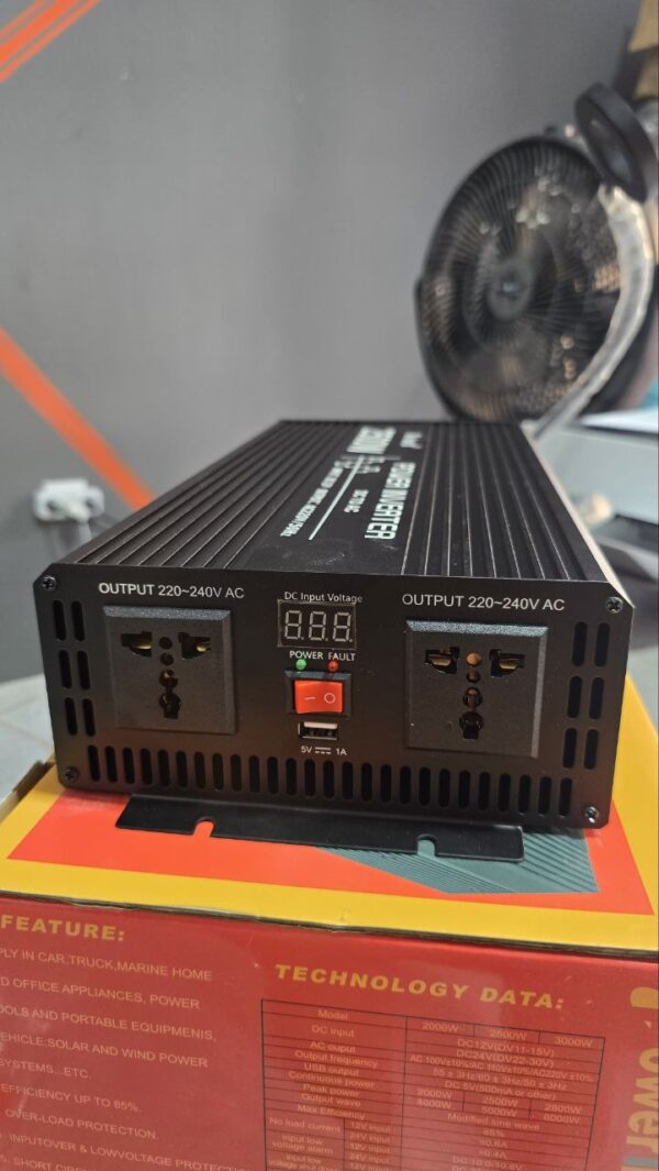 Anduleur 12v/220v 2500w – Image 2